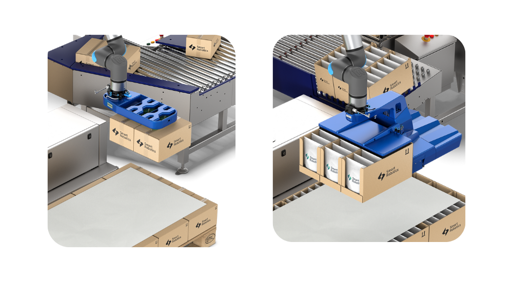 Vacuum gripper and fork gripper